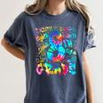 Back To School Eighth 8th Grade Tie Dye Typography Teacher Women's Comfort Colors T-Shirt Denim Back To School Eighth 8th Grade Tie Dye Typography Teacher Women's Comfort Colors T-Shirt Denim