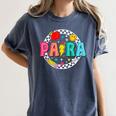 Back To School Para For Men Women Teacher Women's Comfort Colors T-Shirt Denim