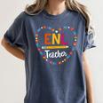Back To School Tee ENL Teacher English New Language Squad Women's Comfort Colors T-Shirt Denim Back To School Tee ENL Teacher English New Language Squad Women's Comfort Colors T-Shirt Denim