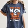 Band Teacher Halloween Shirt Costume School Marching Band For Men Women Women's Comfort Colors T-Shirt Denim