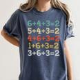 Baseball Math Sports Double Play Teacher School 2022 Women's Comfort Colors T-Shirt Denim Baseball Math Sports Double Play Teacher School 2022 Women's Comfort Colors T-Shirt Denim