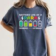 Battery Life Of a Paraprofessional Para Teacher Life Women's Comfort Colors T-Shirt Denim Battery Life Of a Paraprofessional Para Teacher Life Women's Comfort Colors T-Shirt Denim