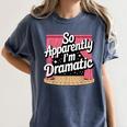 Best Theatre Art For Men Women Musical Drama Teacher Theater Women's Comfort Colors T-Shirt Denim