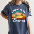 I Like Big Books Cannot Lie Librarian Reading Teacher Women's Comfort Colors T-Shirt Denim I Like Big Books Cannot Lie Librarian Reading Teacher Women's Comfort Colors T-Shirt Denim