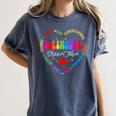 Bilingues Dream Team Dual Language Bilingual Crew Teacher Women's Comfort Colors T-Shirt Denim Bilingues Dream Team Dual Language Bilingual Crew Teacher Women's Comfort Colors T-Shirt Denim