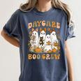 Boo Crew Daycare Teacher Matching Halloween Costume Ghost Women's Comfort Colors T-Shirt Denim Boo Crew Daycare Teacher Matching Halloween Costume Ghost Women's Comfort Colors T-Shirt Denim