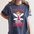 The Book Fairy Reading Teacher Librarian T-Shirt Women's Comfort Colors T-Shirt Denim