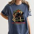 All Booked For Christmas Christmas Book Tree For Teacher For Men Women Kids Women's Comfort Colors T-Shirt Denim All Booked For Christmas Christmas Book Tree For Teacher For Men Women Kids Women's Comfort Colors T-Shirt Denim