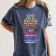 Books Reading English Teacher Student For Men Women Kids Women's Comfort Colors T-Shirt Denim