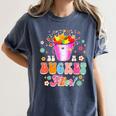 Be A Bucket Filler Teacher Teaching Groovy Back To School For Men Women Women's Comfort Colors T-Shirt Denim Be A Bucket Filler Teacher Teaching Groovy Back To School For Men Women Women's Comfort Colors T-Shirt Denim