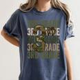 Camo Team 3rd Grade Squad Back To School Teacher Kids Boys Women's Comfort Colors T-Shirt Denim
