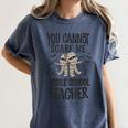 You Cannot Scare Me I'm A Middle School Teacher Halloween Women's Comfort Colors T-Shirt Denim You Cannot Scare Me I'm A Middle School Teacher Halloween Women's Comfort Colors T-Shirt Denim