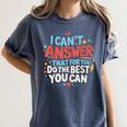 I Can't Answer That For You Staar Test Teacher Testing Day Women's Comfort Colors T-Shirt Denim I Can't Answer That For You Staar Test Teacher Testing Day Women's Comfort Colors T-Shirt Denim