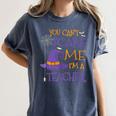 You Can't Scare Me I'm A Teacher For Men Women Women's Comfort Colors T-Shirt Denim