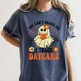 You Can't Scare Me I Teach Daycare Teacher Halloween Ghost Women's Comfort Colors T-Shirt Denim You Can't Scare Me I Teach Daycare Teacher Halloween Ghost Women's Comfort Colors T-Shirt Denim