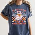 You Cant Scare Me I Teach Kindergarten Teacher Halloween Women's Comfort Colors T-Shirt Denim You Cant Scare Me I Teach Kindergarten Teacher Halloween Women's Comfort Colors T-Shirt Denim