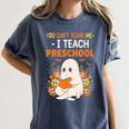 You Cant Scare Me I Teach Preschool Halloween Teacher Women's Comfort Colors T-Shirt Denim You Cant Scare Me I Teach Preschool Halloween Teacher Women's Comfort Colors T-Shirt Denim