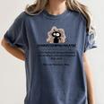 Cat Exhausted Teacher Exhausterwhelmulated Definition Women's Comfort Colors T-Shirt Denim Cat Exhausted Teacher Exhausterwhelmulated Definition Women's Comfort Colors T-Shirt Denim