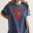 Caterpillar Friday Fruit Kindergarten Teacher Men Women Kids Women's Comfort Colors T-Shirt Denim Caterpillar Friday Fruit Kindergarten Teacher Men Women Kids Women's Comfort Colors T-Shirt Denim