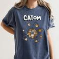 Catom Science Teacher Chemistry Lover Physics School Cat Women's Comfort Colors T-Shirt Denim Catom Science Teacher Chemistry Lover Physics School Cat Women's Comfort Colors T-Shirt Denim