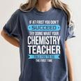 Chemistry Teacher Appreciation Men Women T-Shirt Women's Comfort Colors T-Shirt Denim