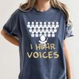 Choir Teacher Shirt I Hear Voices Chorister Tee Women's Comfort Colors T-Shirt Denim Choir Teacher Shirt I Hear Voices Chorister Tee Women's Comfort Colors T-Shirt Denim