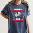 Christmas Math Teacher Hippopotenuse Math Lovers Xmas Women's Comfort Colors T-Shirt Denim Christmas Math Teacher Hippopotenuse Math Lovers Xmas Women's Comfort Colors T-Shirt Denim