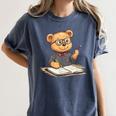Classroom Fun With Teddy Bear Teacher Women's Comfort Colors T-Shirt Denim Classroom Fun With Teddy Bear Teacher Women's Comfort Colors T-Shirt Denim