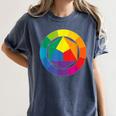 Color Wheel Palette Shirt Artist Painter Art Teacher Tshirt Women's Comfort Colors T-Shirt Denim Color Wheel Palette Shirt Artist Painter Art Teacher Tshirt Women's Comfort Colors T-Shirt Denim
