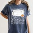 Composition Notebook Costume Adult Halloween For Teacher Women's Comfort Colors T-Shirt Denim Composition Notebook Costume Adult Halloween For Teacher Women's Comfort Colors T-Shirt Denim
