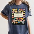 Composition Notebook Costume Teacher Matching Halloween Book Women's Comfort Colors T-Shirt Denim Composition Notebook Costume Teacher Matching Halloween Book Women's Comfort Colors T-Shirt Denim