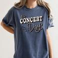 The Concert Day Elementary Music Teacher First Day Of School Women's Comfort Colors T-Shirt Denim The Concert Day Elementary Music Teacher First Day Of School Women's Comfort Colors T-Shirt Denim