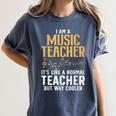Cool Music Teacher Art For Men Women School Orchestra Coach Women's Comfort Colors T-Shirt Denim
