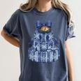Coquette Bow Book Tree Merry Christmas Xmas Teacher Holiday Women's Comfort Colors T-Shirt Denim Coquette Bow Book Tree Merry Christmas Xmas Teacher Holiday Women's Comfort Colors T-Shirt Denim