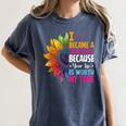 Cute I Became A Teacher Because Your Life Is Worth My Time Women's Comfort Colors T-Shirt Denim Cute I Became A Teacher Because Your Life Is Worth My Time Women's Comfort Colors T-Shirt Denim