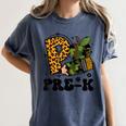 Cute Camo Pre K Back To School Teacher Kid Preschool Women's Comfort Colors T-Shirt Denim