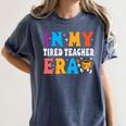 Cute Coffee Glass Face Happy Day In My Tired Teacher ERA For Men Women Women's Comfort Colors T-Shirt Denim