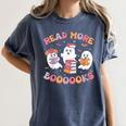 Cute Ghost Book Read More Books Teachers Halloween Women's Comfort Colors T-Shirt Denim Cute Ghost Book Read More Books Teachers Halloween Women's Comfort Colors T-Shirt Denim