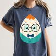 Cute Good Egg Teacher Halloween Costume Food Group Women's Comfort Colors T-Shirt Denim