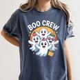 Cute Group Matching Teachers Halloween Women's Comfort Colors T-Shirt Denim Cute Group Matching Teachers Halloween Women's Comfort Colors T-Shirt Denim