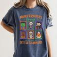 Cute Halloween Teacher Women's Comfort Colors T-Shirt Denim Cute Halloween Teacher Women's Comfort Colors T-Shirt Denim