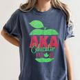 Cute Pretty Educators & Teacher Aka Educator Women's Comfort Colors T-Shirt Denim Cute Pretty Educators & Teacher Aka Educator Women's Comfort Colors T-Shirt Denim