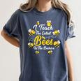 Cute I Teach The Cutest Bees In The Beehive Teacher's Day For Men Women Kids Women's Comfort Colors T-Shirt Denim Cute I Teach The Cutest Bees In The Beehive Teacher's Day For Men Women Kids Women's Comfort Colors T-Shirt Denim