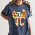 Cutie Pi Shirt Pi Day Math Girls Kids Women Toddler Teacher Women's Comfort Colors T-Shirt Denim