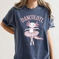 Dancolotl Ballerina Axolotl Ballet Dance Teacher Women's Comfort Colors T-Shirt Denim Dancolotl Ballerina Axolotl Ballet Dance Teacher Women's Comfort Colors T-Shirt Denim