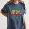 Daycare Children Childcare Provider Teacher PreK Nursery Women's Comfort Colors T-Shirt Denim