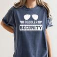 Daycare Provider Toddler Security Childcare Worker Teacher For Men Women Kids Women's Comfort Colors T-Shirt Denim