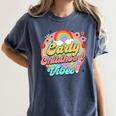 Daycare Teacher Daycare Provider Early Childhood Vibes Women's Comfort Colors T-Shirt Denim Daycare Teacher Daycare Provider Early Childhood Vibes Women's Comfort Colors T-Shirt Denim