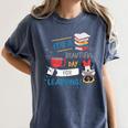 Disney Minnie Mouse Beautiful Day For Learning Teacher's Day Women's Comfort Colors T-Shirt Denim Disney Minnie Mouse Beautiful Day For Learning Teacher's Day Women's Comfort Colors T-Shirt Denim