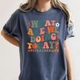 What Are We Doing Today Physical Education PE Teacher Women Women's Comfort Colors T-Shirt Denim What Are We Doing Today Physical Education PE Teacher Women Women's Comfort Colors T-Shirt Denim